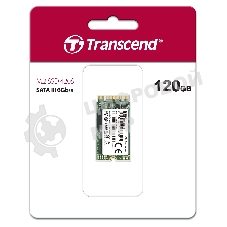Накопитель SSD M.2 Transcend 120Gb MTS420 (SATA3, up to 560/340MBs, 85000 IOPs, 3D TLC, 22х42мм) TS120GMTS420S