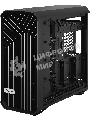 Компьютерный корпус Fractal Design Torrent Black TG Light Tint/E-ATX, TG, 2x3.5, 4x2.5, 7xPCI, 1xUSB-C, 2xUSB3.0/2x180mm, 3x140mm fans inc./FD-C-TOR1A-01