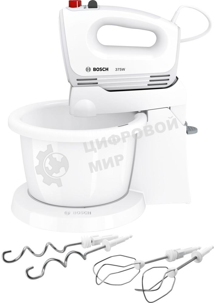 Миксер ручной Bosch MFQ2600W 375Вт, белый