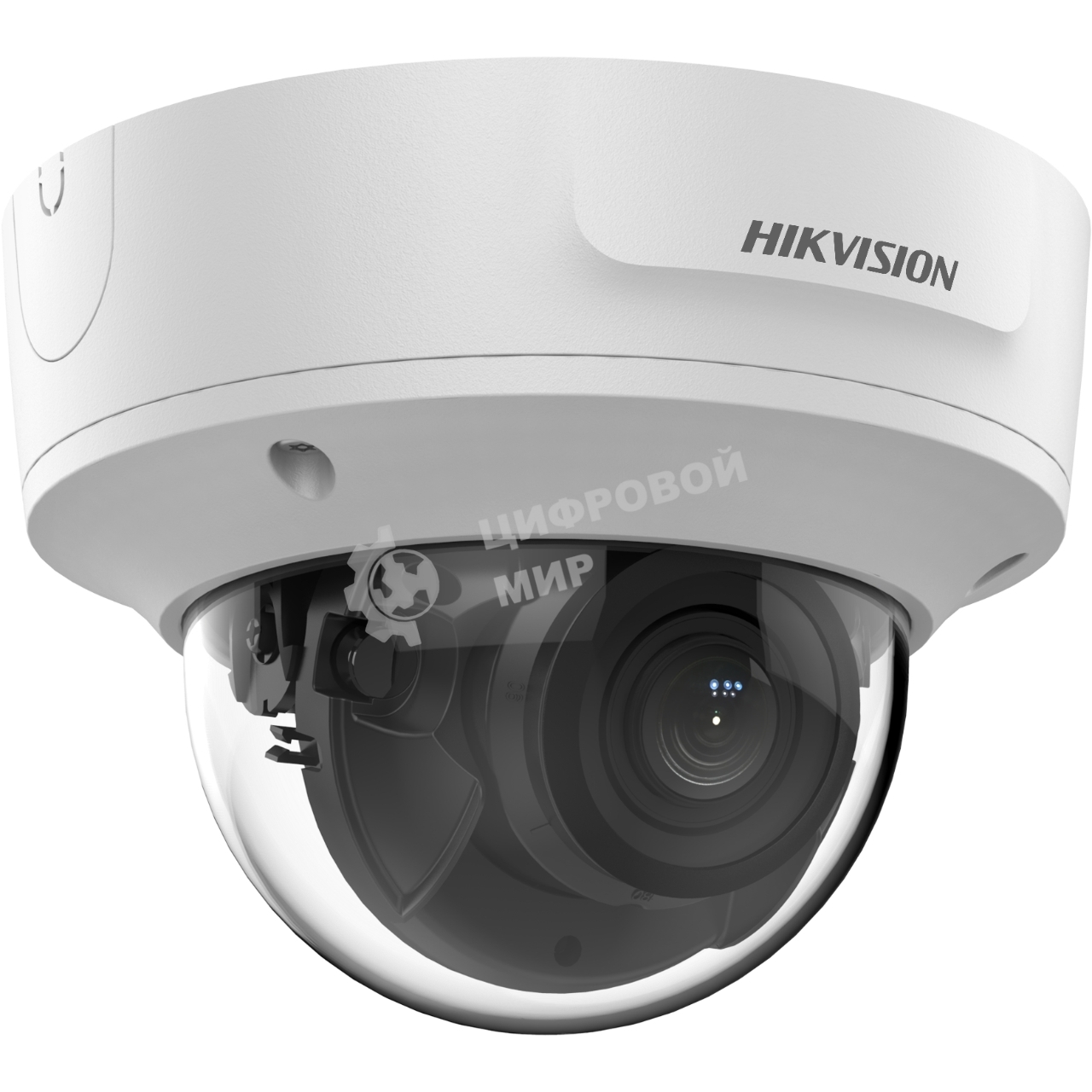 Уличная купольная IP-камера Hikvision 8Мп с EXIR-подсветкой до 40м и технологией AcuSense1/2,8