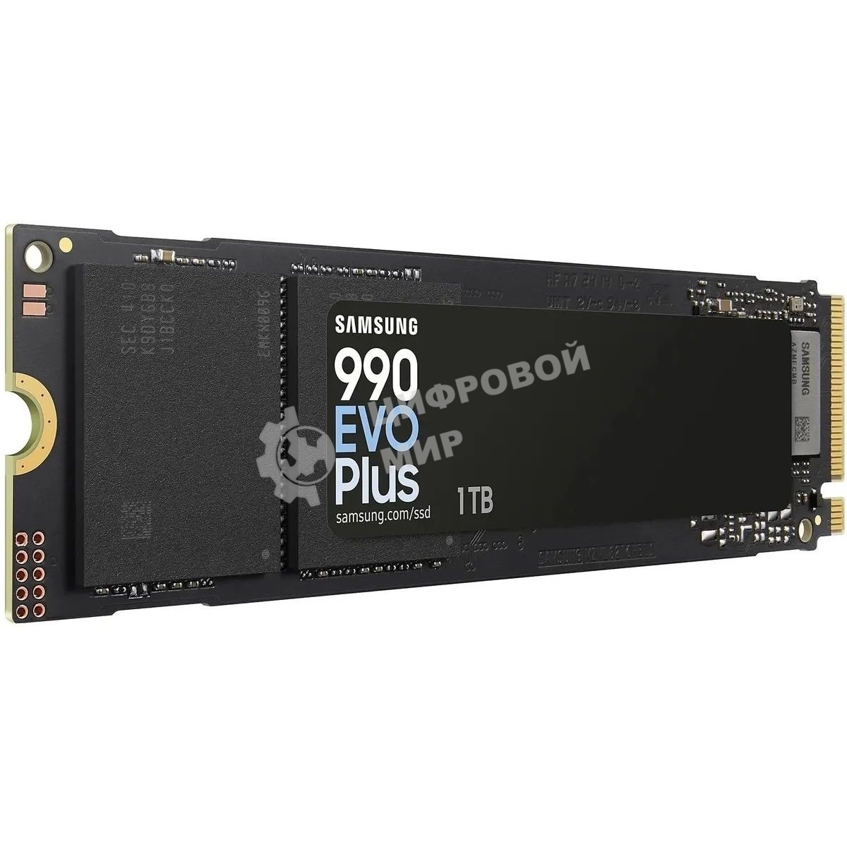 Накопитель SSD Samsung 990 EVO Plus, 1024 Gb, M.2 2280, PCIe 4.0 x4, NVMe, R/W 7150/6300