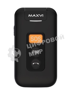 Мобильный телефон Maxvi E5 up черный