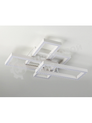 Потолочный светодиодный светильник Ambrella light FA1001/2+2 WH белый 65W 3000K-6400K 550*453*130 (ПДУ ИК)
