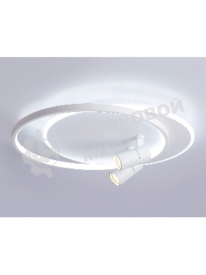 Светильник Ambrella light FL51391/1+2 WH белый 3000K-6400K 65W 560*480*120 (ПДУ РАДИО 2.4G)
