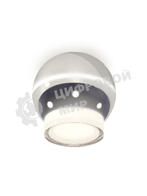 Светильник Ambrella Light XS1104031 PSL/FR серебро полированное/белый матовый MR16 GU5.3 LED 3W 4200K (C1104, N7160)