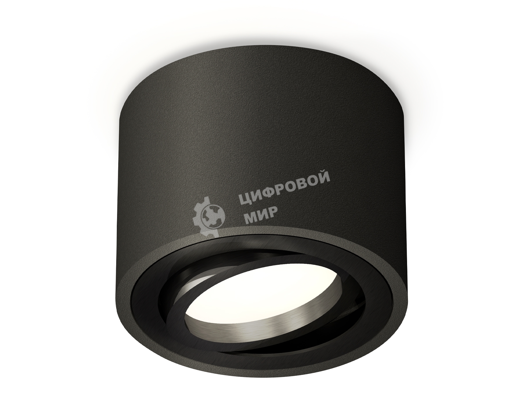 Светильник Ambrella Light XS7511002 SBK/PBK черный песок/черный полированный MR16 GU5.3 (C7511, N7002)