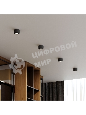 25088/LED 7W 4000K чёрный / Светильник потолочный светодиодный