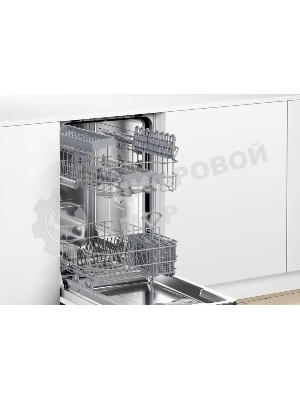 Встраиваемая посудомоечная машина Bosch SPV2IKX01Q 45см.,Home Connect, Класс A-А-A;5 прогр.:Экономичная, Интенсивная 70°, Quick L, Быстрое мытье 45°C, персональная программа. Удаленный запуск через приложение на смартфоне, IntensiveZone, 1/2 Загрузка, HygienePlus, Турбо, программа самоочистки посудомоечной машины 9 компл.посуды; сделано в Польше