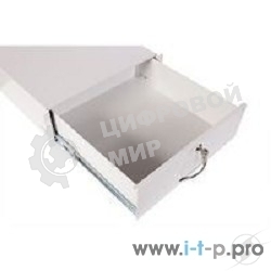 Полка (ящик) для документации 2U (ТСВ-Д-2U.450-9005) черный