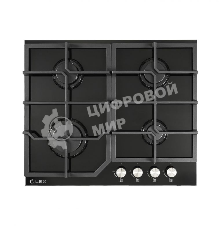 Газовая варочная панель LEX GVG 642 BL черный