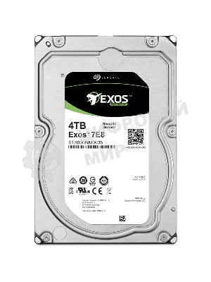 Жесткий диск 4TB Seagate Enterprise Capacity 3.5 HDD (ST4000NM0035) SATA 6Gb/s, 7200 rpm, 128mb buffer, 3.5