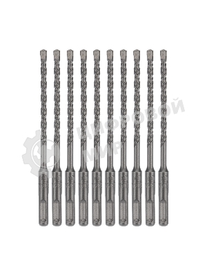 Бур по бетону Kranz 6x160x100 мм SDS PLUS (10 шт.)