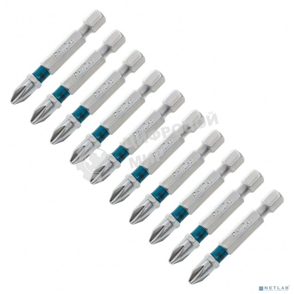 Набор бит Gross 11335 ph2х50 сталь s2 10 шт.