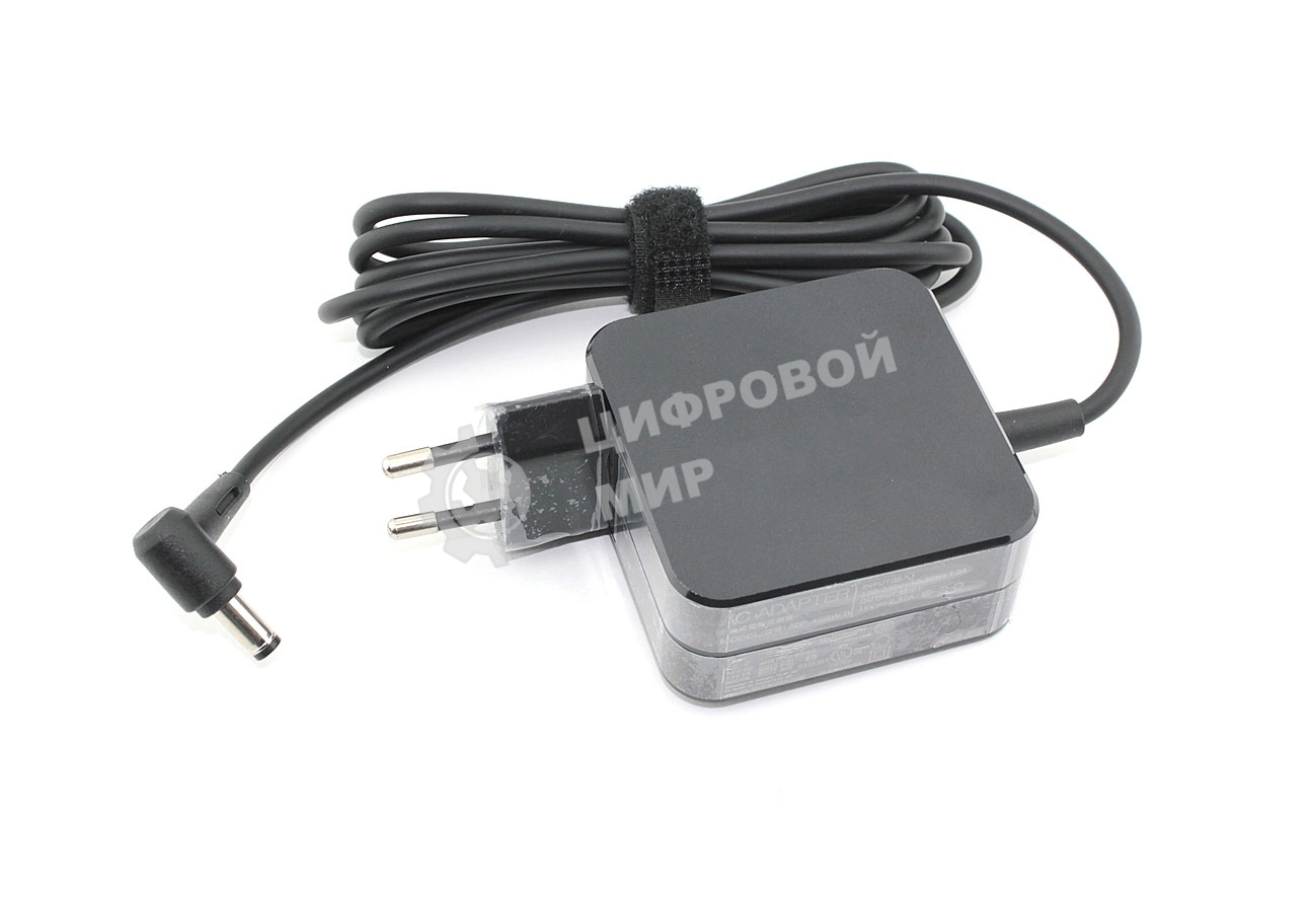 Блок питания (сетевой адаптер) для ноутбуков Asus 19V 2.37A 5.5x2.5мм 45W (квадратный корпус)