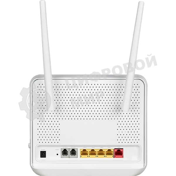 Маршрутизатор DVG-5402G/R1A AC1200 Wi-Fi Router, 1000Base-T WAN, 4x1000Base-T LAN, 2x5dBi external antennas, 2xFXS+USB ports, 3G/LTE support
