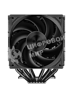 Кулер для процессора PCCooler RZ620 BK (260W, 4-pin PWM, 157.5мм, Al/Cu, 6x6мм, 1x120мм, 86.73CFM, 32dBA, 2200RPM, S: 1851/1700/1200/115X, AM5/AM4, черный)