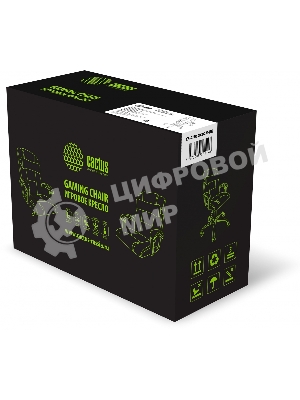 Кресло Cactus CS-CHR-OC02M-BK черный, экокожа