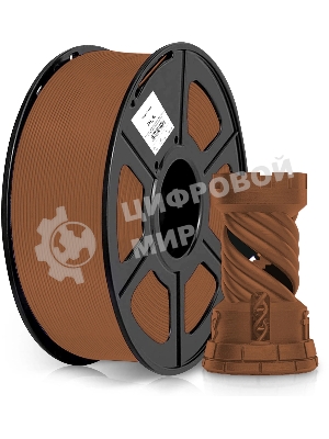 Пластик для принтера 3D Cactus CS-3D-PLA-1KG-COFFEE PLA d1.75мм 1кг 1цв.