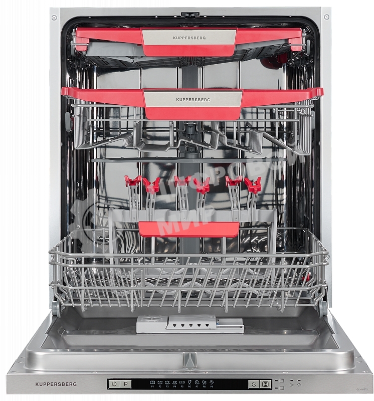 Встраиваемая посудомоечная машина Kuppersberg GLM 6075, серебристый, 59.8 см, 14 компл., 44 дБ, класс A++