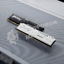 Оперативная память Kingston Fury Beast, DDR5, 16Gb (1x16GB), 5600MHz, CL40, DIMM, радиатор, белый