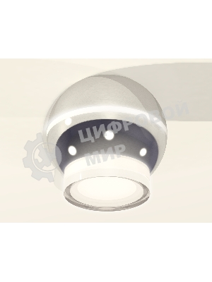 Светильник Ambrella Light XS1104031 PSL/FR серебро полированное/белый матовый MR16 GU5.3 LED 3W 4200K (C1104, N7160)