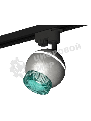 Светильник Ambrella light XT1103041 SSL/BL серебро песок/голубой MR16 GU5.3 LED 3W 4200K (A2521, C1103, N7194)