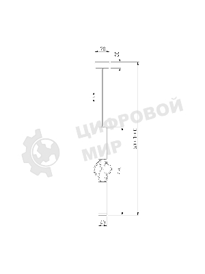 50191/1 LED / подвесной светильник / белый/хром
