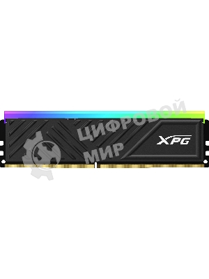 Оперативная память XPG Spectrix D35G RGB, DDR4, 16GB (1x16GB), 3200MHz, CL16, DIMM, с радиатором, RGB, черный