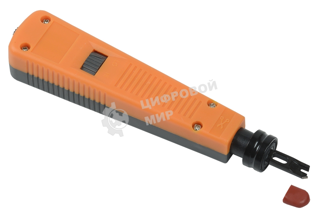 Инструмент ударный ITK TI1-G110-P для IDC Krone/110 оранж-серый