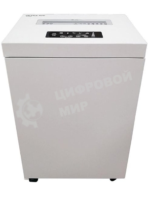 Шредер Office Kit S500 (2х15) белый (секр.P-5)/фрагменты/17лист./50лтр./скрепки/скобы/пл.карты/CD