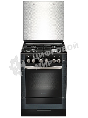 Плита газовая Gefest ПГ 6300-02 0046 черный, конфорок 4 шт, духовка 52 л, 60 см x 85 см x 60 см
