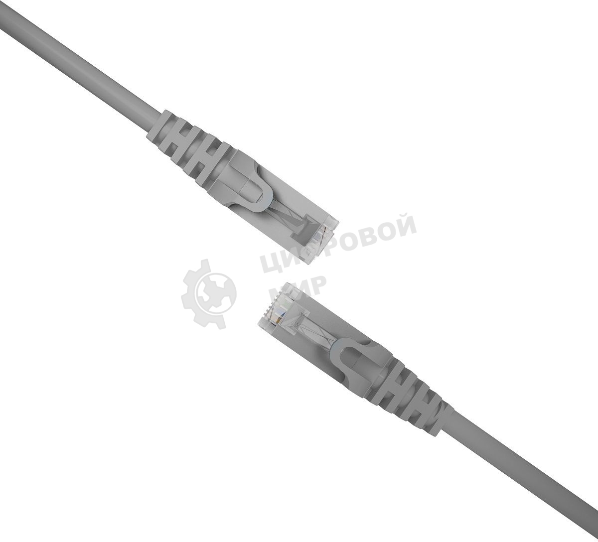 Патч-корд NTSS NTSS-PC-FTP-RJ45-5e-5.0-LSZH-GY NTSS-PC-FTP-RJ45-5E-5.0-LSZH FTP RJ-45 вил.-вилка RJ-45 cat.5e 5м серый LSZH (уп.:1шт) 26AWG