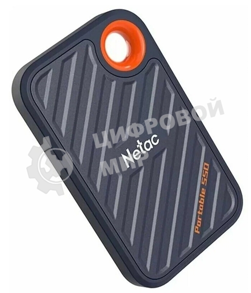 Внешний SSD Netac ZX20, 2TB, USB 3.2 Gen 2x2 Type-C, R/W 2000/1800, черный