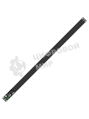 Вертикальный блок розеток с автоматом защиты ExeGate ServerPro PDU-V213 Al-10C1310S-EU2-1P (19
