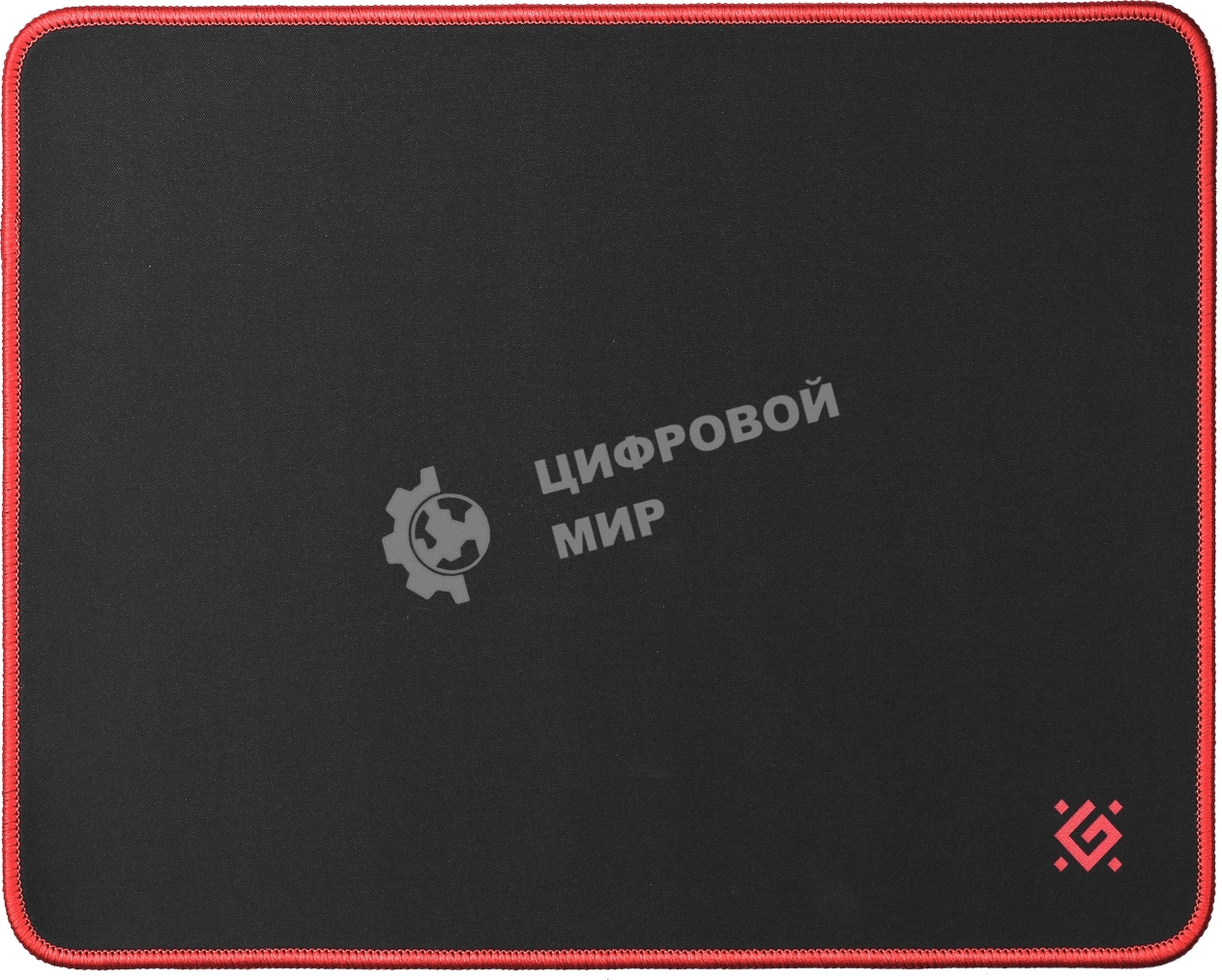 Игровой коврик Defenderчерный M 360x270x3 мм, ткань+резина