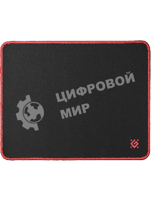 Игровой коврик Defenderчерный M 360x270x3 мм, ткань+резина