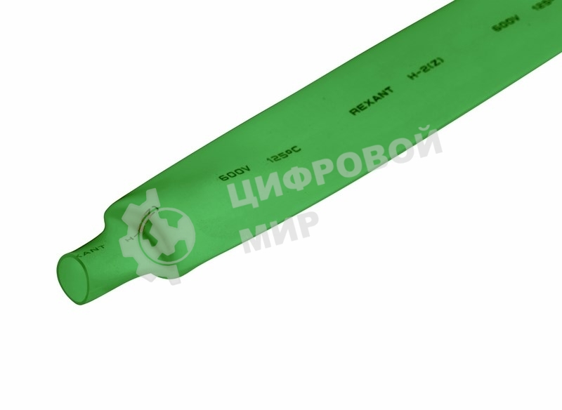 Трубка термоусадочная Rexant 20.0/10.0 1м зеленый