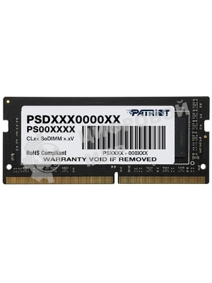 Оперативная память Patriot Signature, DDR4, 16GB (1x16 GB), 3200 MHz, CL22, SO-DIMM