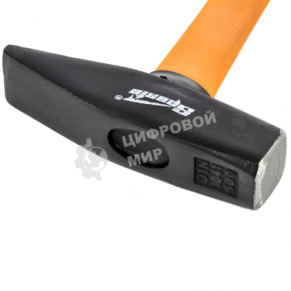 Молоток Sparta слесарный, 500 г, фибергласовая обрезиненная рукоятка