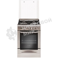 Плита газовая Gefest ПГ6100-03 0004 серебристый, конфорок 4 шт, духовка 52 л, 60 см x 85 см x 60 см