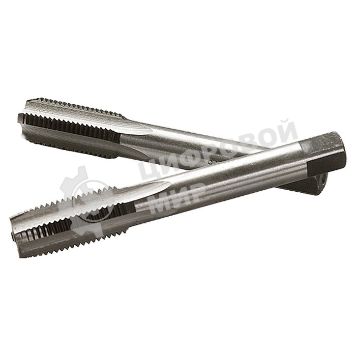 Метчик Сибртех ручной М10x1,5 мм,комплект из 2 шт.