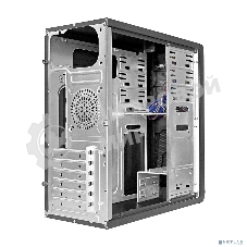 Компьютерный корпус Miditower ExeGate CP-603UB Black, ATX, (CP450W, 80мм), 2*USB+2*USB 3.0, Audio, замок блокировки кнопки питания