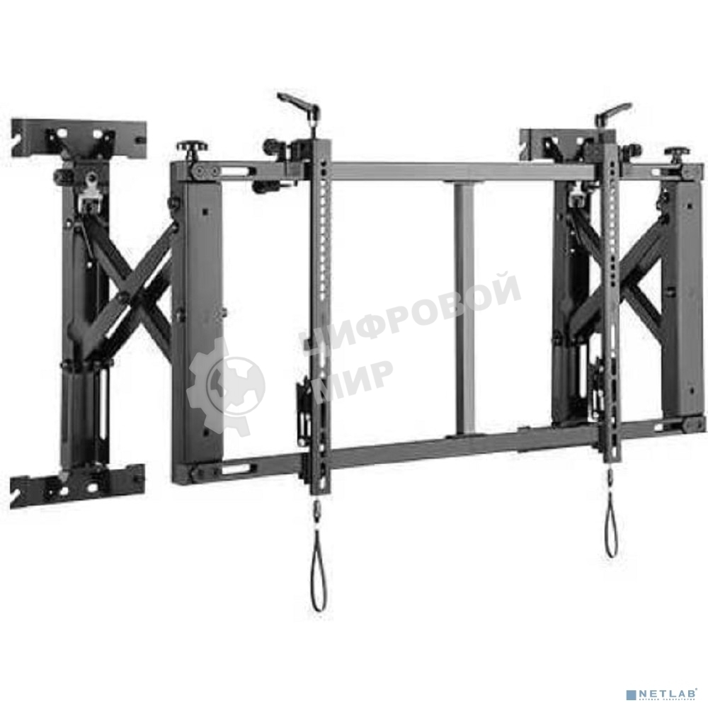 Настенное крепление для видеостен Wize Pro VW50 черный, для 45