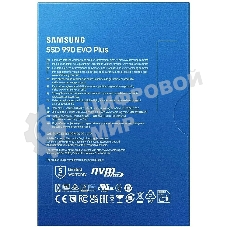 Накопитель SSD Samsung 990 EVO Plus, 1024 Gb, M.2 2280, PCIe 4.0 x4, NVMe, R/W 7150/6300