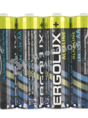 Элемент питания алкалиновый Ergolux LR6 Alkaline BP-24 (уп.24шт)