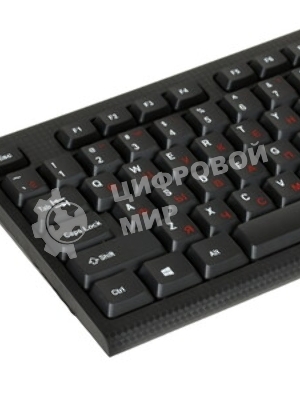 Клавиатура проводная Oklick 120M, USB, черный