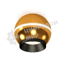 Светильник Ambrella Light XS1105001 PYG/PBK золото желтое полированное/черный полированный MR16 GU5.3 LED3W 4200K(C1105,N7031)