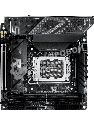 Материнская плата ASUS ROG STRIX B860-I GAMING WIFI, LGA1851, Intel B860, 2xDDR5, 4xSATA, 2xM.2, 1xPCIe 5.0 x16, DisplayPort, HDMI, USB Type-C, 1x2.5Gb LAN, Thunderbolt, 2x3.5 мм, 7.1, mini-ITX