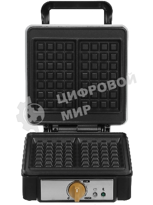 Вафельница Kitfort КТ-1692 1200Вт белый/черный