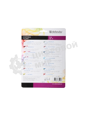 Проводные наушники Defender Aura 101 черный, накладные, Jack 3.5 мм